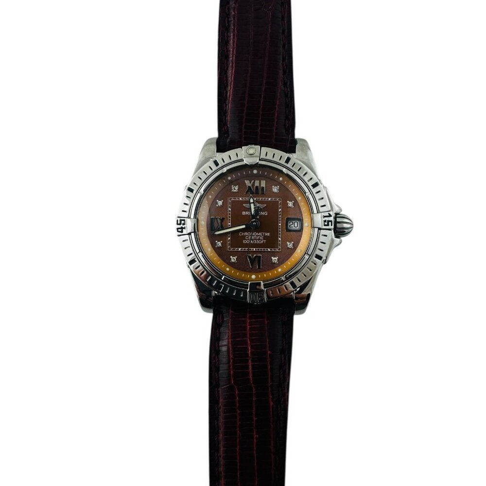 Breitling Cockpit Ladies Watch A71356 Bronze Diamond Dial #23247